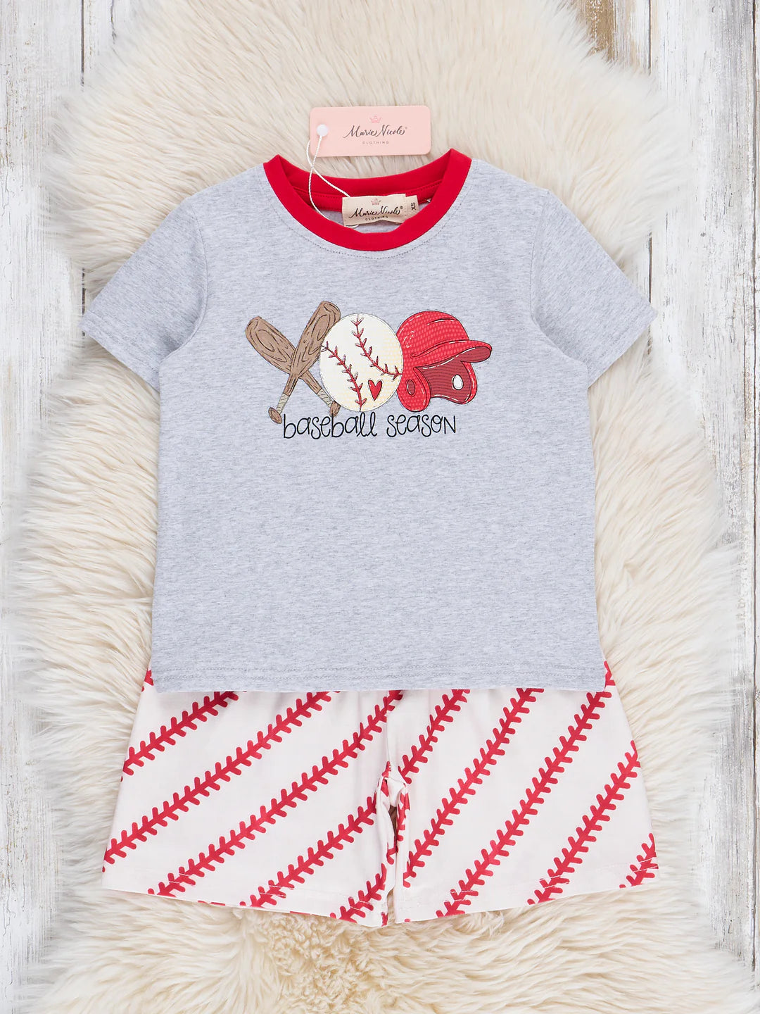 Grey Baseball Outfit