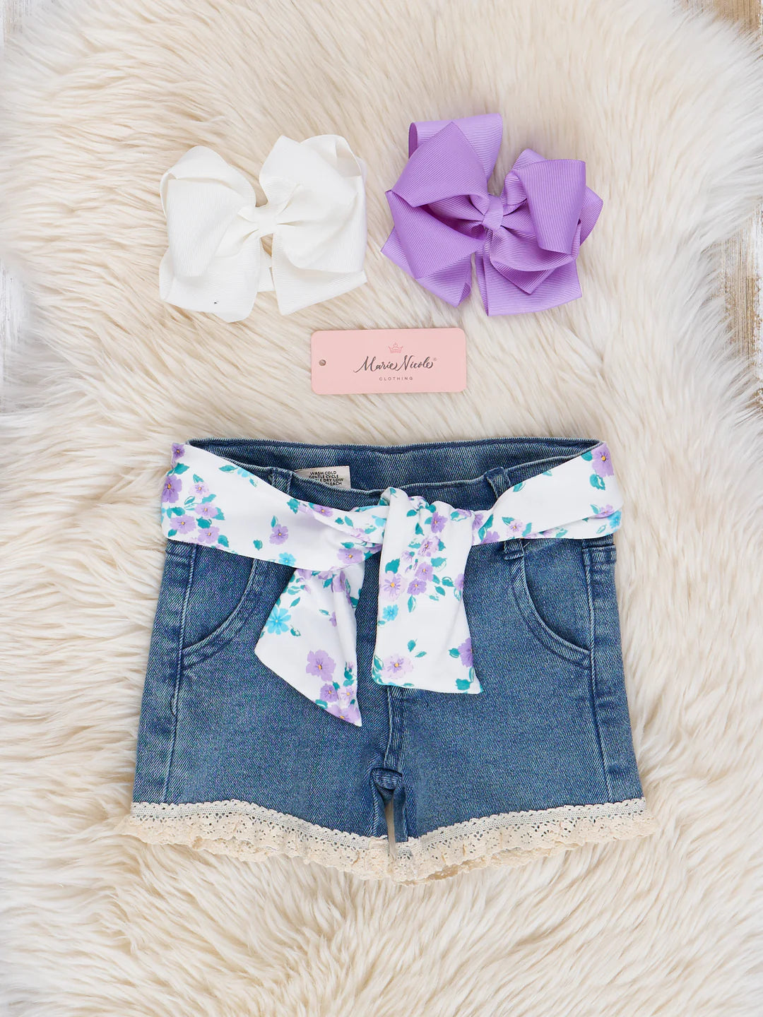 Purple "Best Day Ever" Denim Outfit