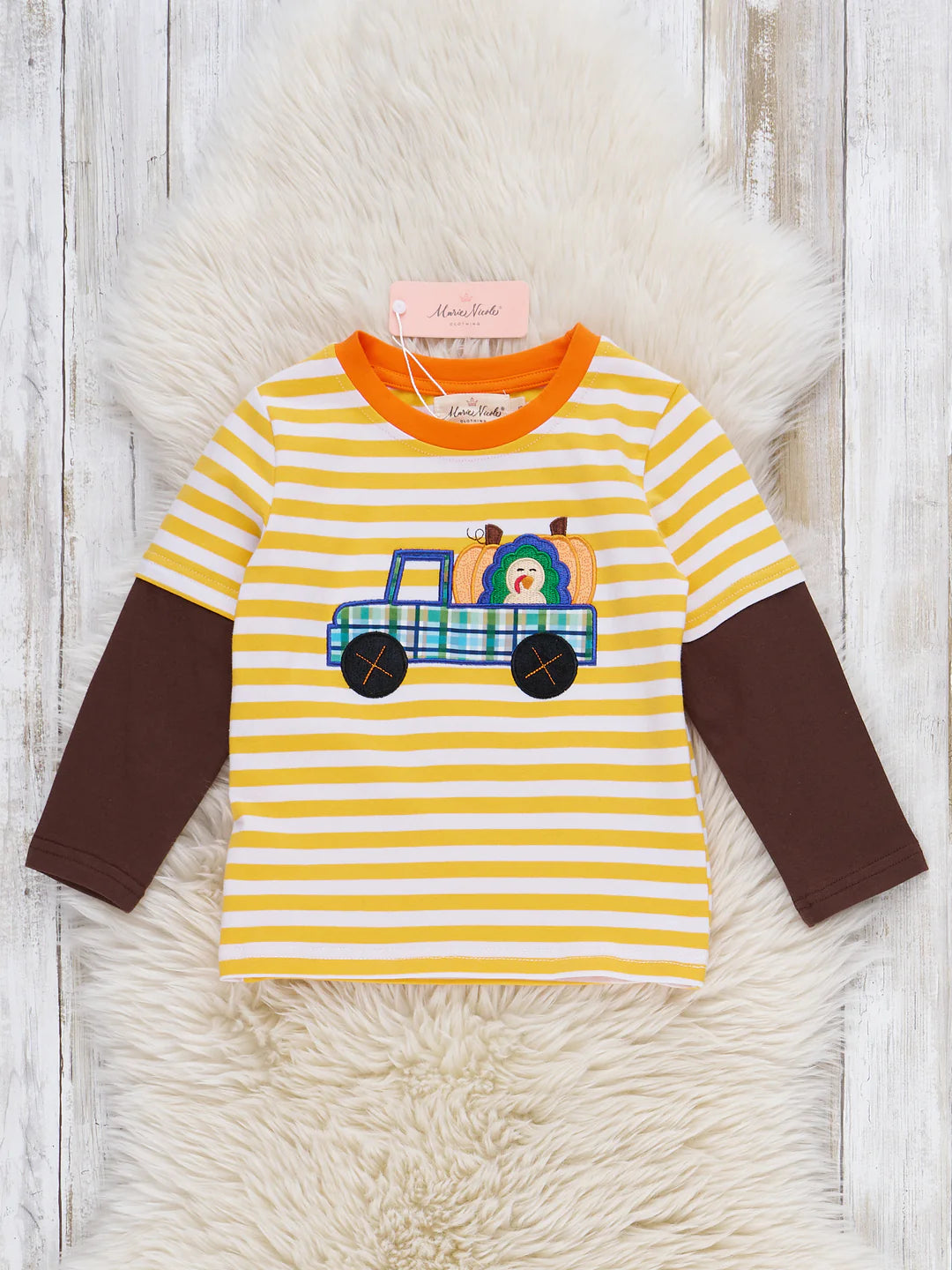 Fall Fest Express Embroidered Top