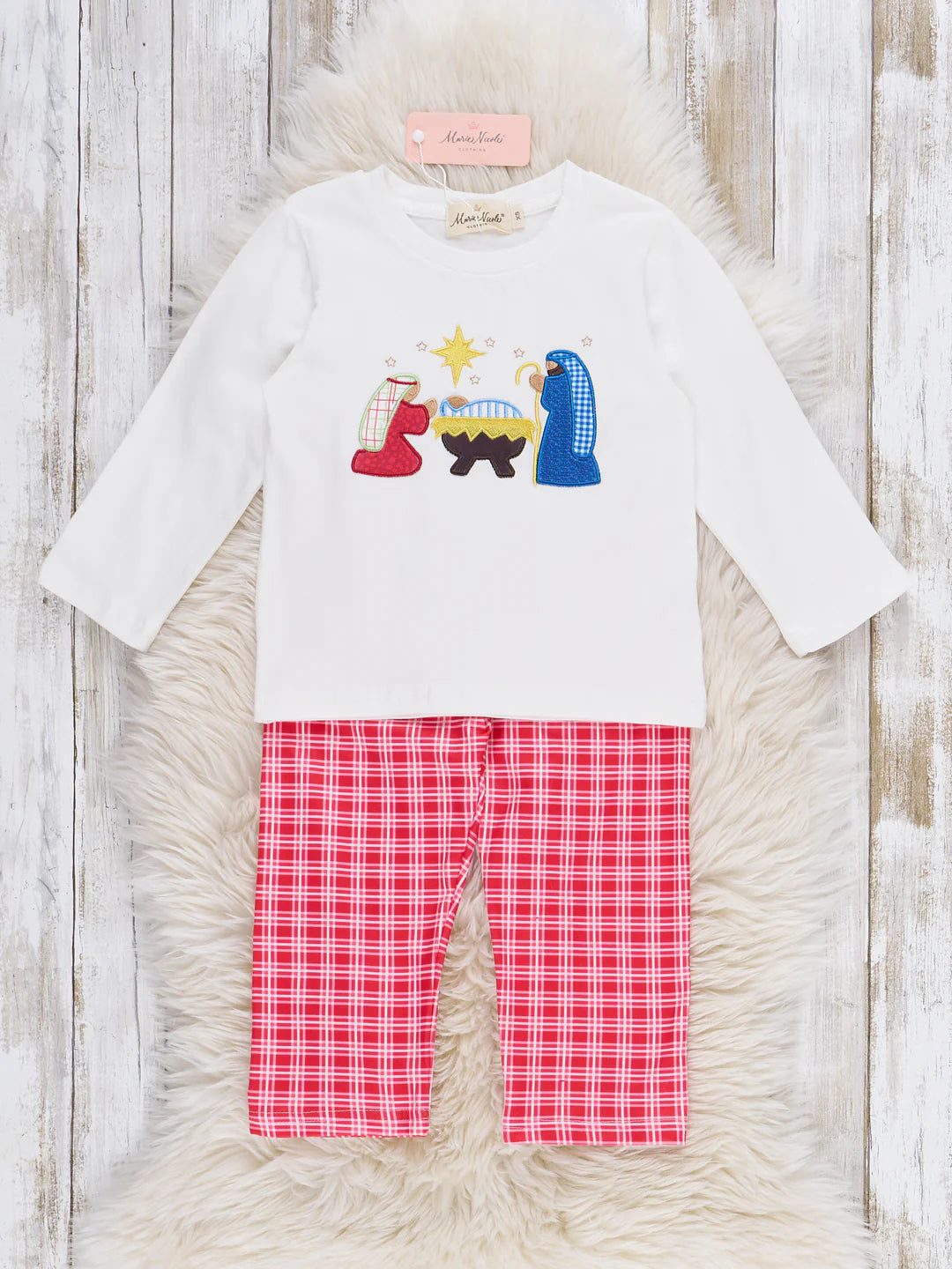 Faith & Joy Embroidered Outfit