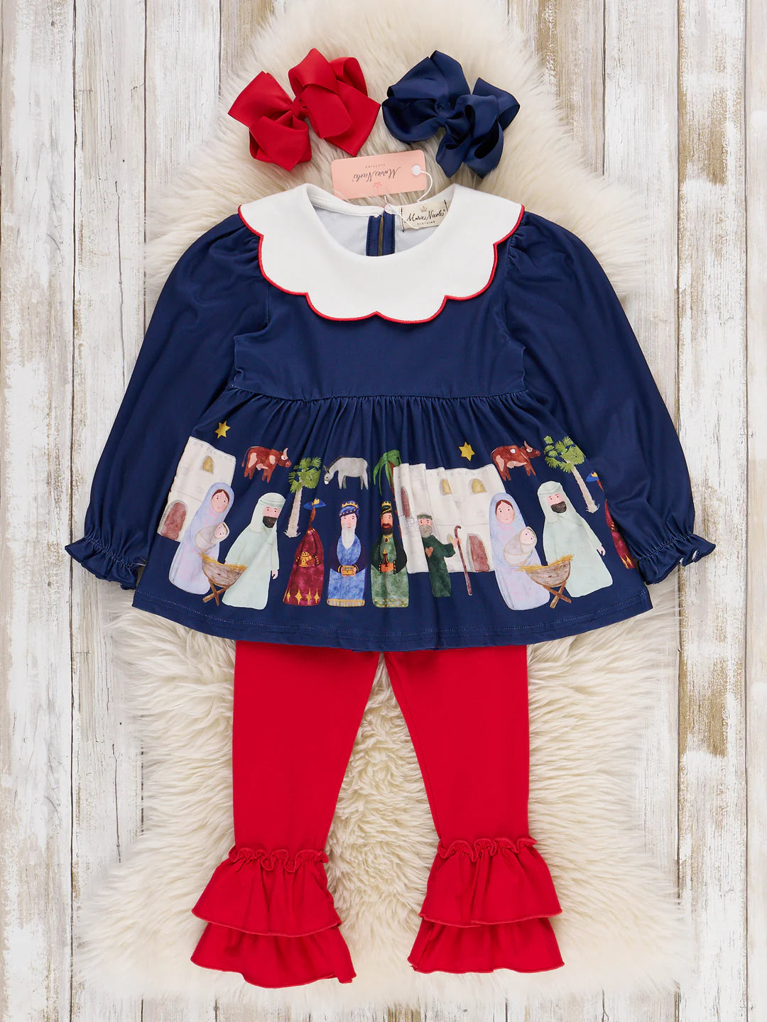 Night of Nativity Ruffle Outfit