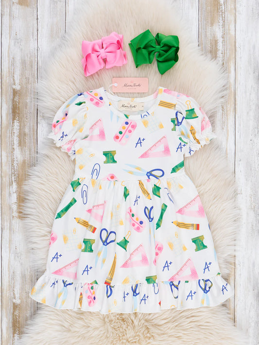 Ready for Class Ruffle Hem Dress