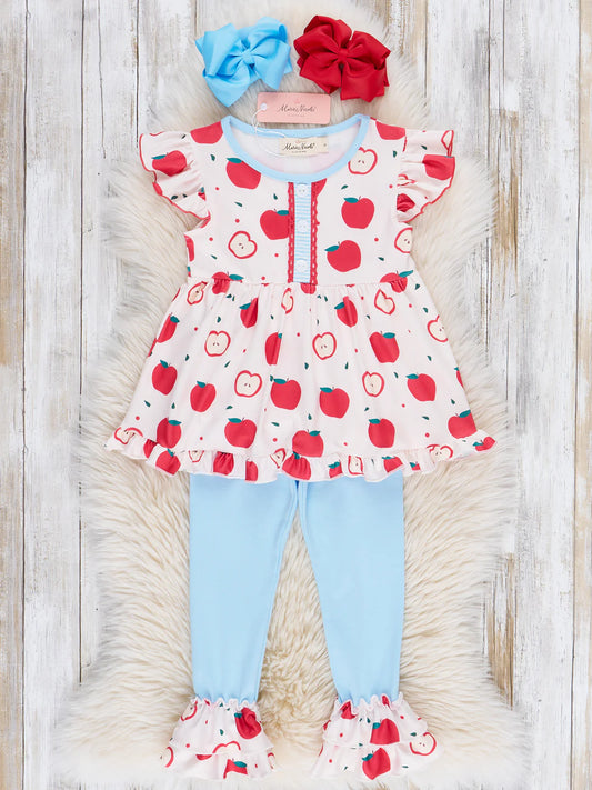 Apple Twirls Ruffle Outfit