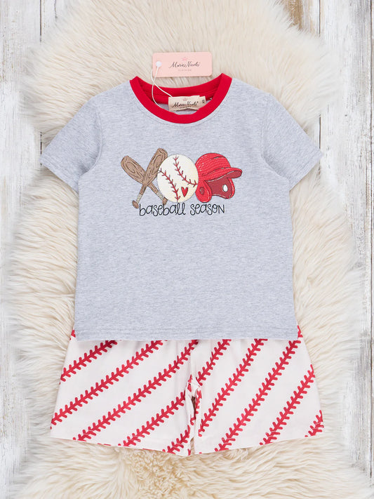 Grey Baseball Outfit