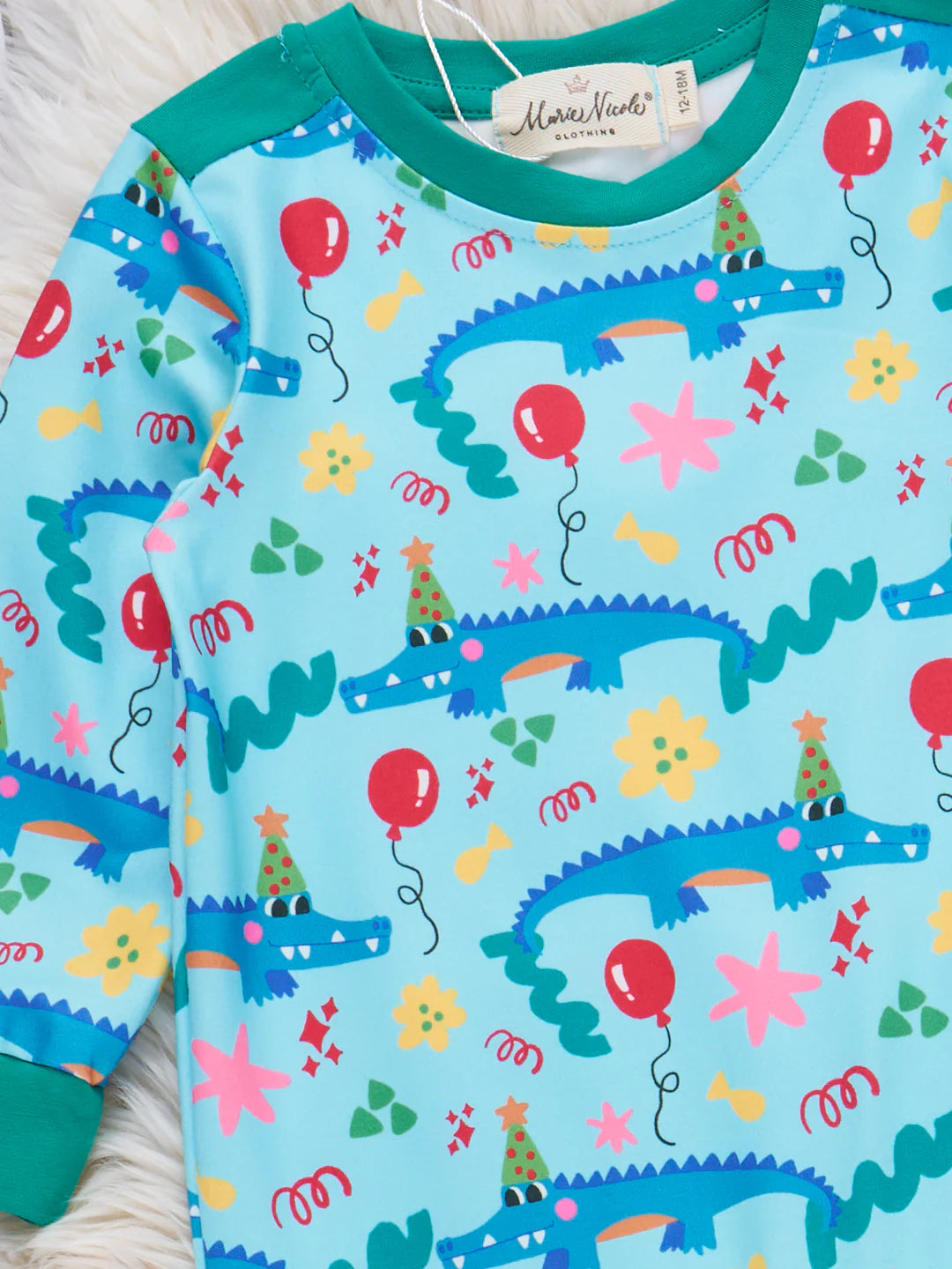 Splashy Gator Birthday Romper