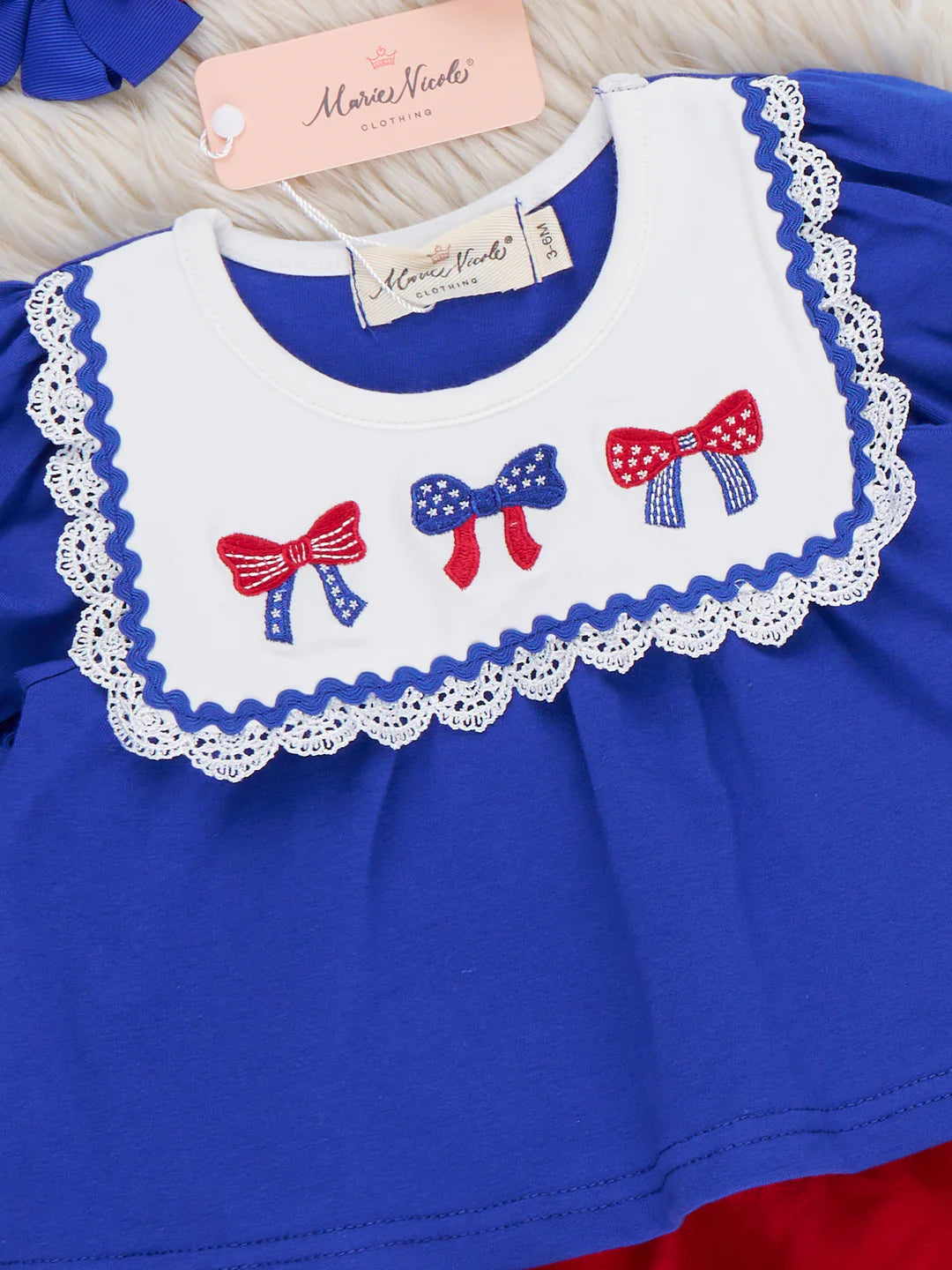 Patriotic Bow Bliss Bloomers