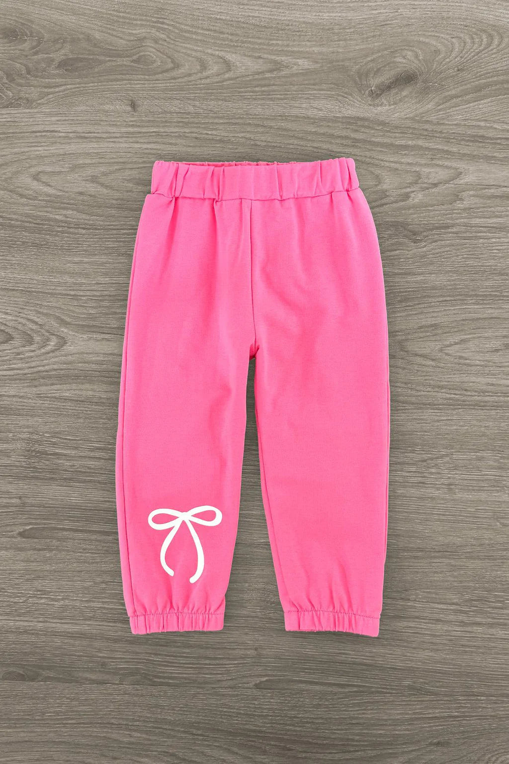 Pink Bow Hoodie Lounge Set