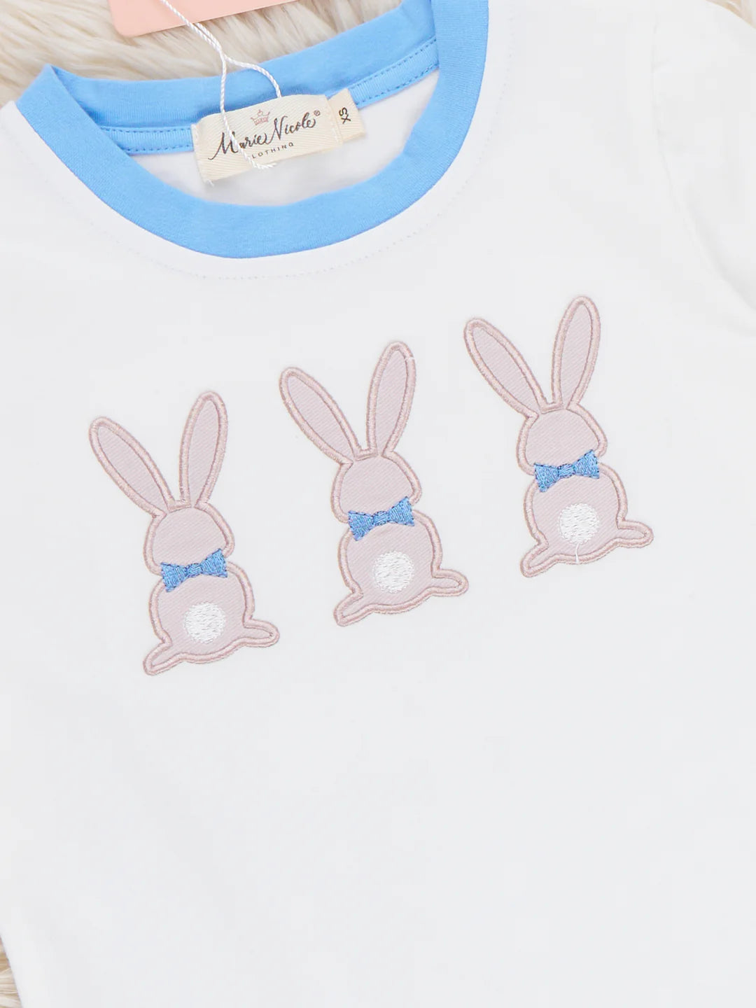 Breezy Bunnies Embroidered Outfit