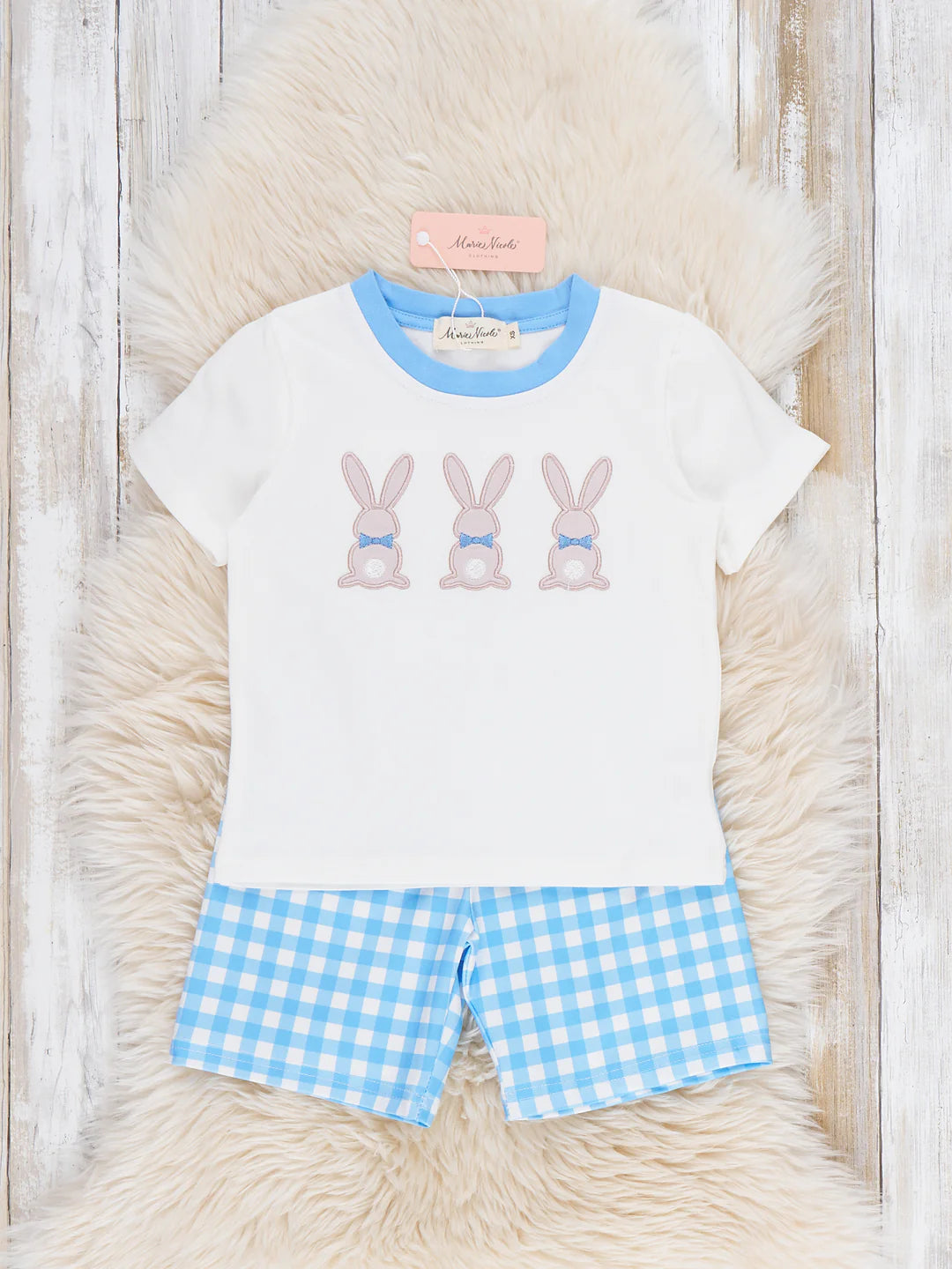 Breezy Bunnies Embroidered Outfit