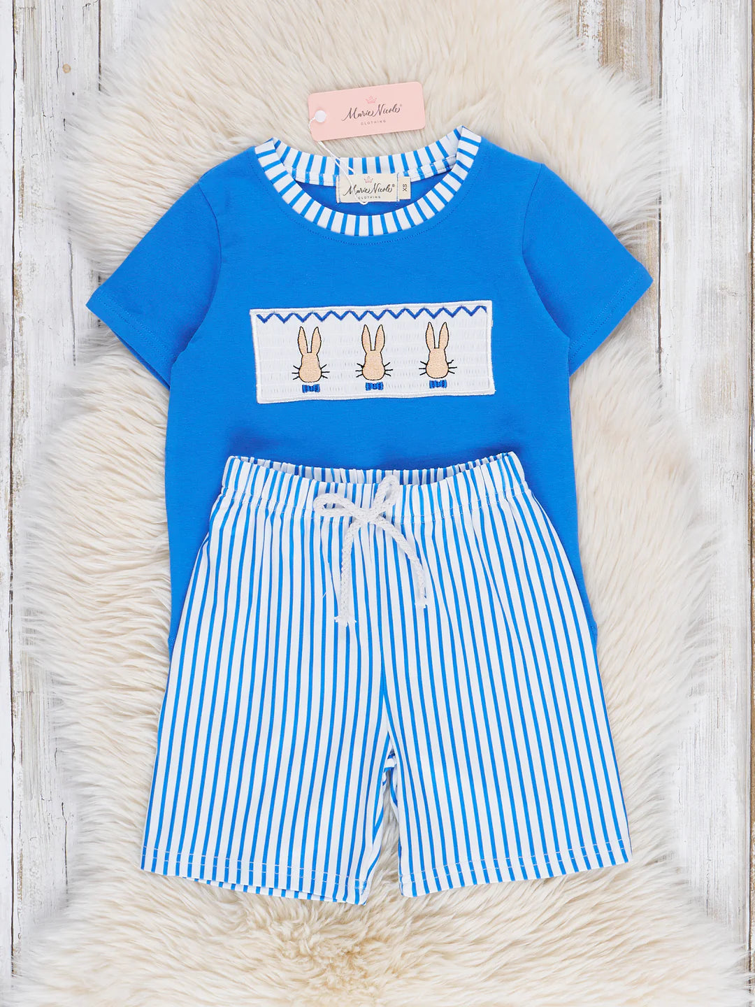 Mr. Bunny Smocked Outfit