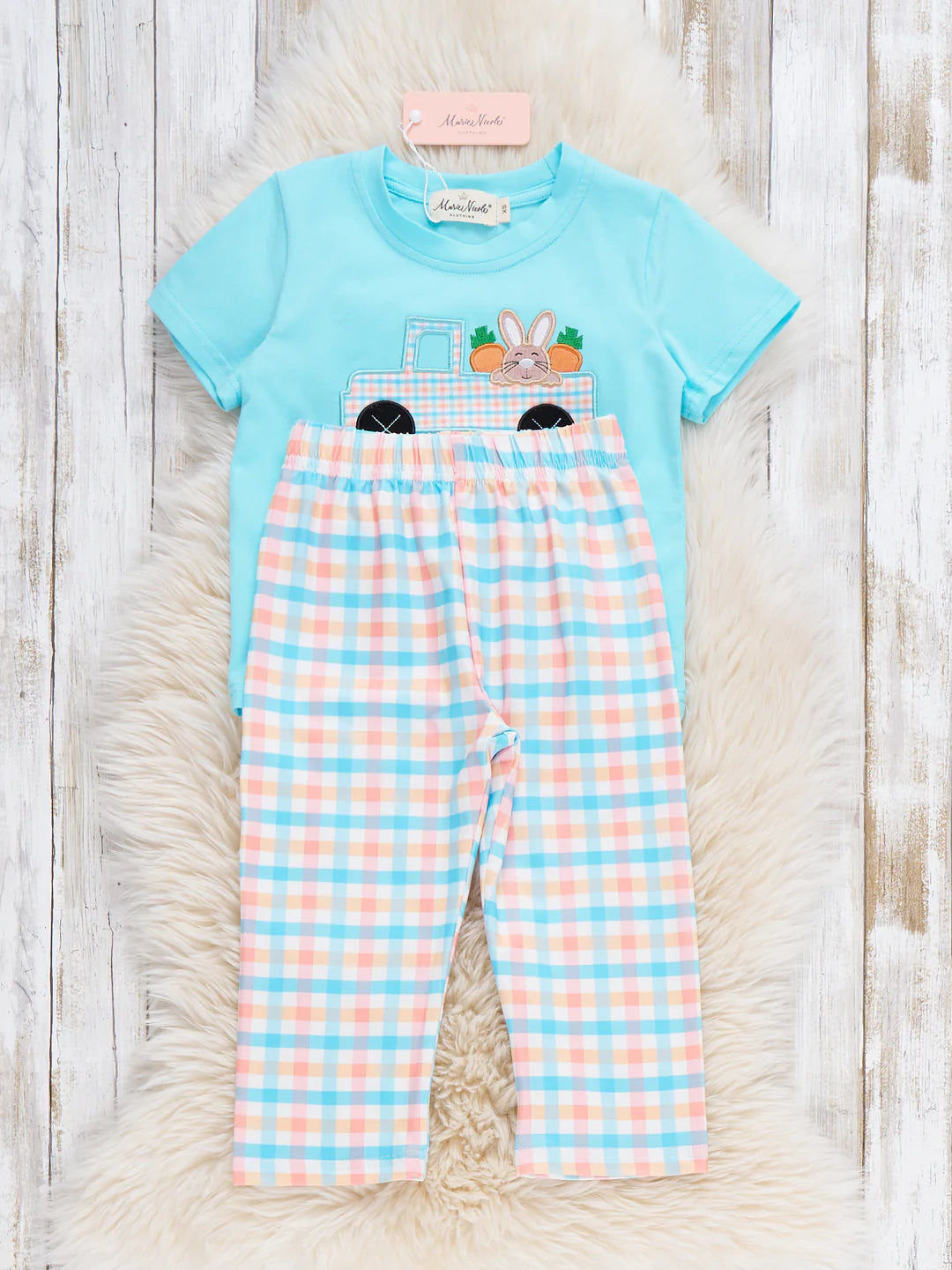 Bunny's Carrot Delivery Embroidered Outfit
