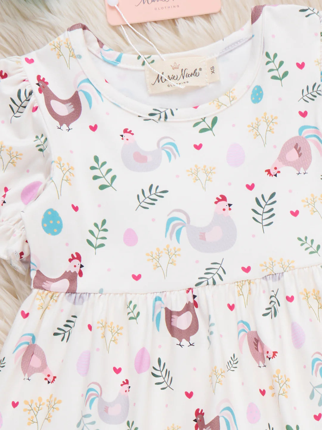 Egg Hunt Delight Ruffle Dress