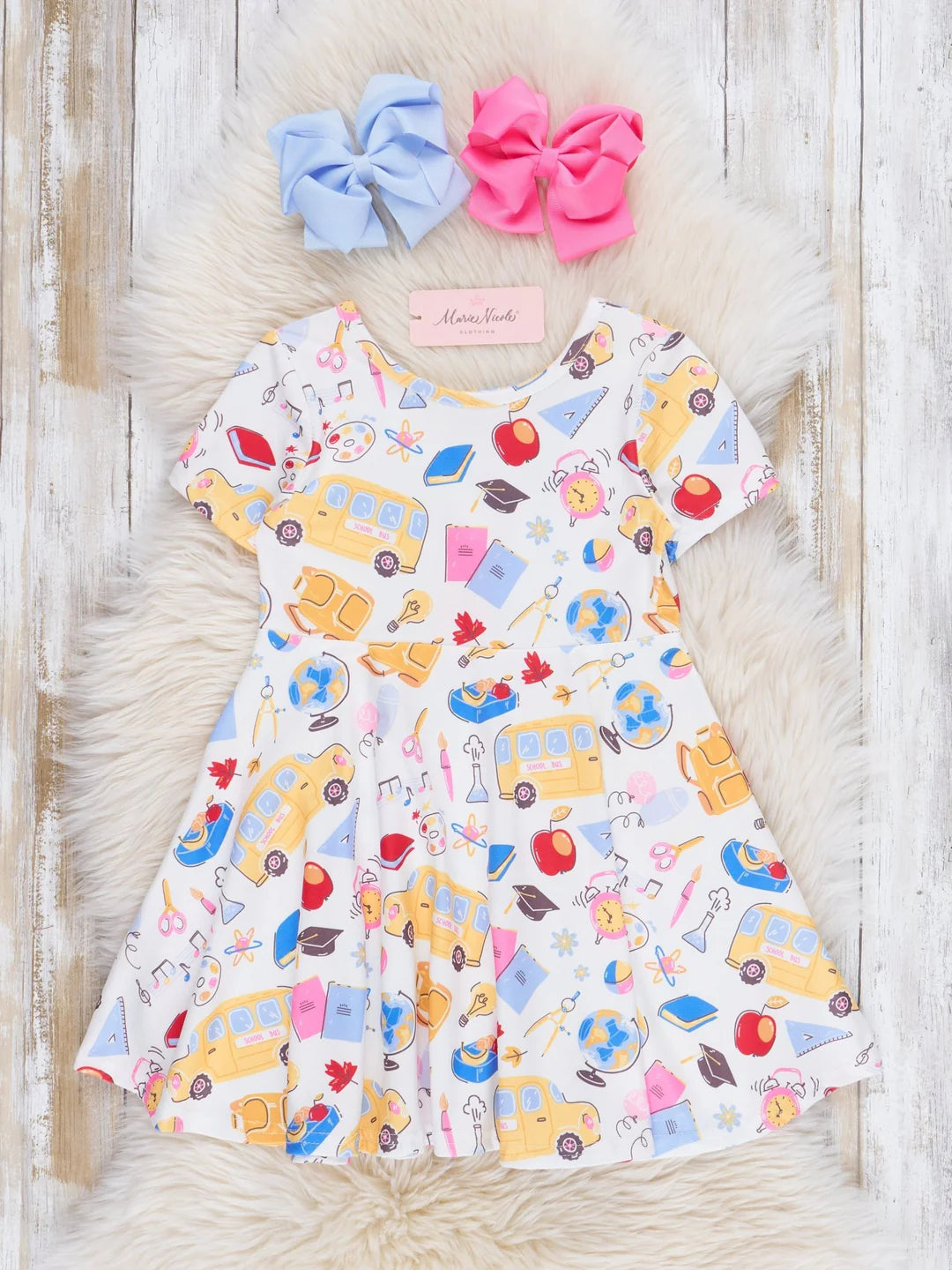 Back to School Doodles Swing Dress
