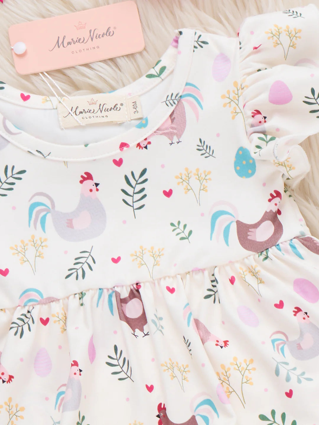 Egg Hunt Delight Ruffle Bubble Romper