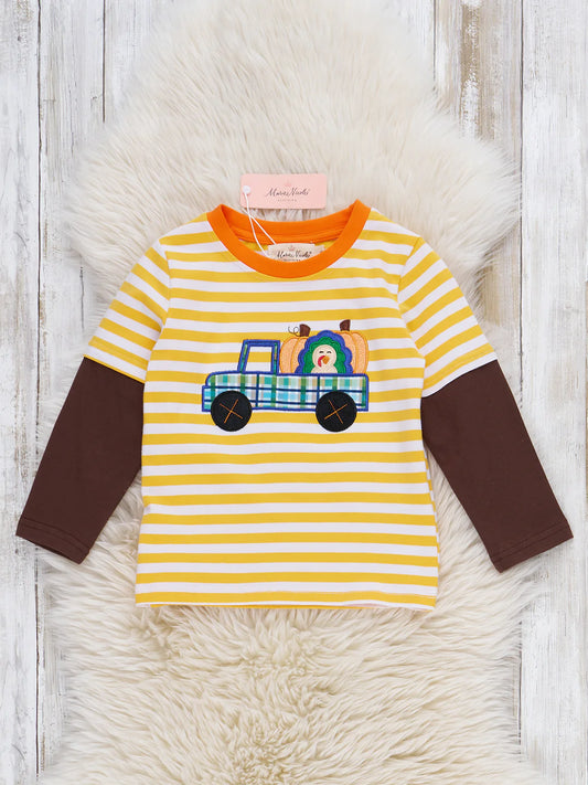 Fall Fest Express Embroidered Top