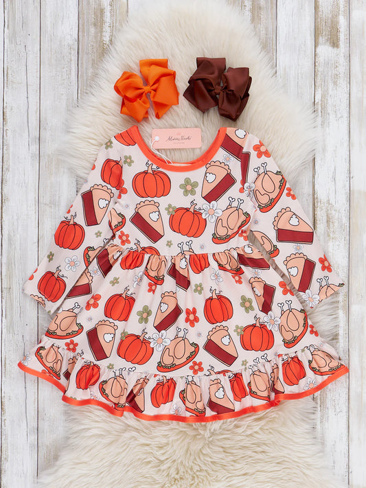 Feast Mode Ruffle Dress