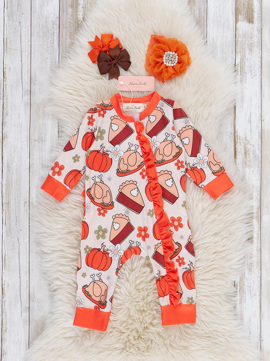 Feast Mode Ruffle Romper