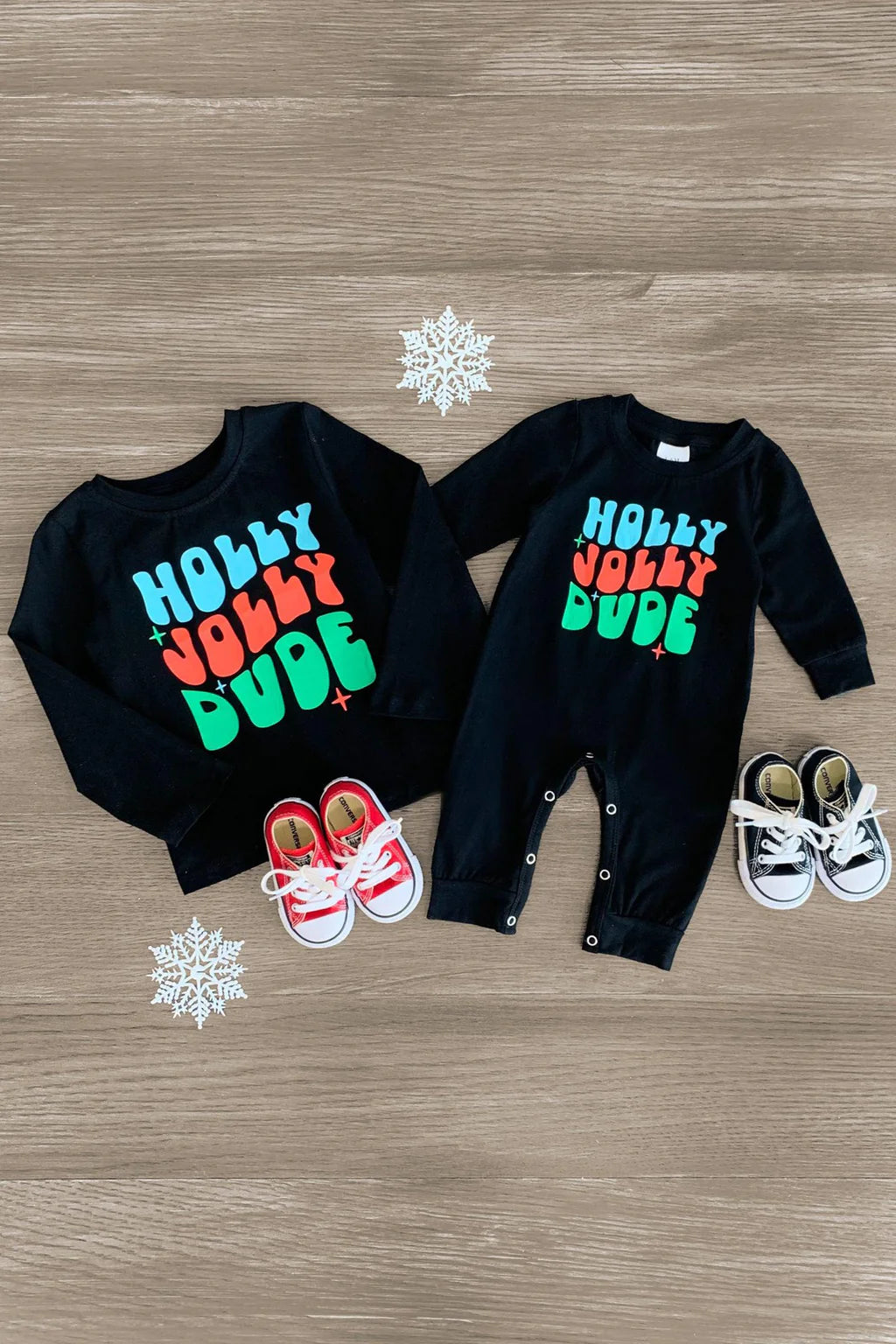 Holly Jolly Dude Romper or Top
