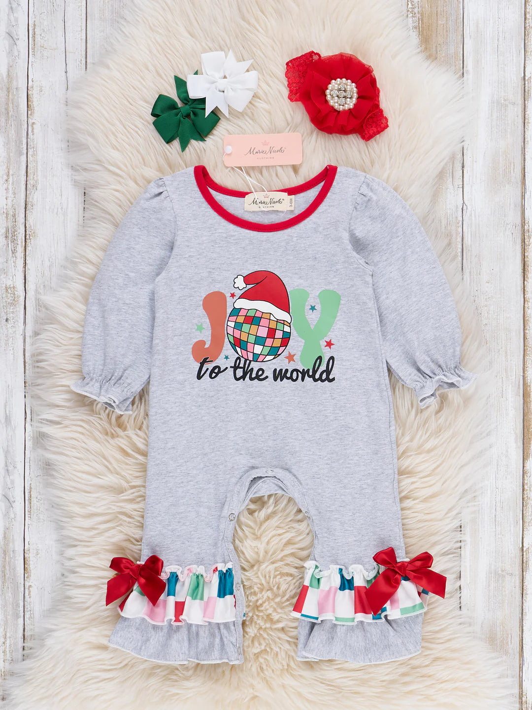 "Joy to the World" Romper
