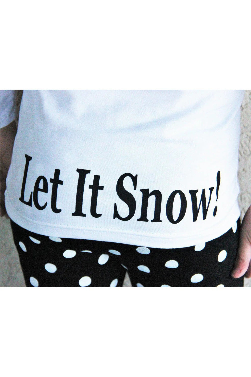 White Snowman Hoodie Pant Set