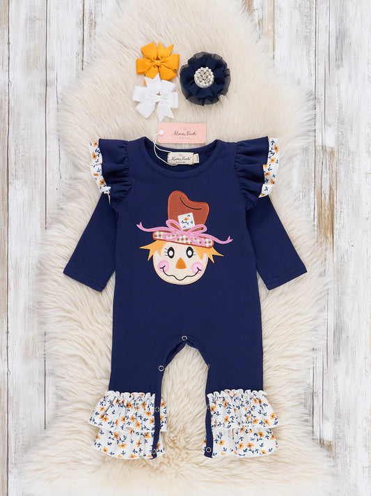 Little Crow Keeper Ruffle Romper