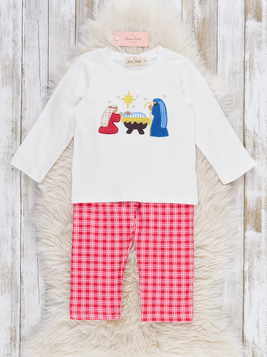 Faith & Joy Embroidered Outfit