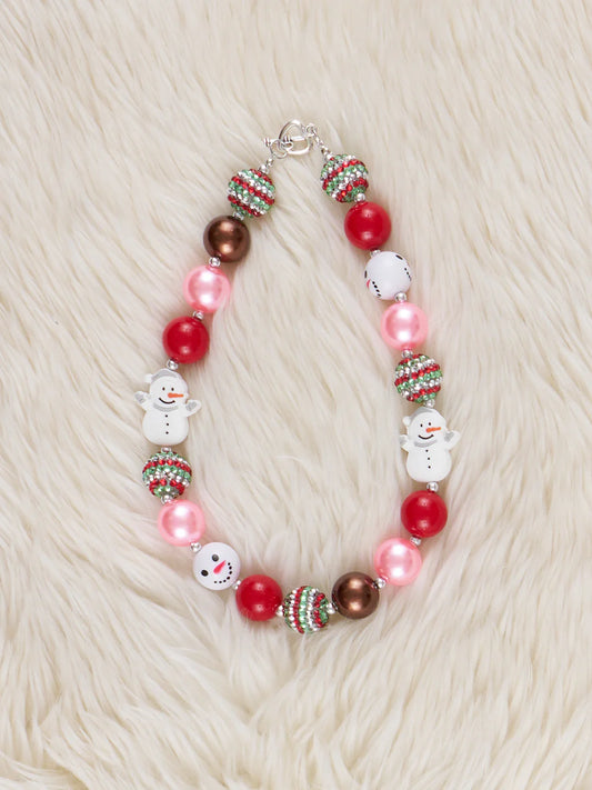 Snowman Ornaments Necklace