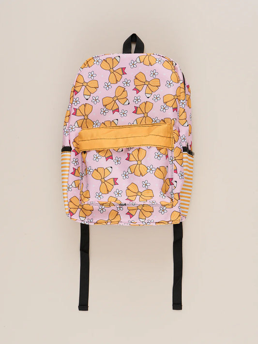 No. 2 Pencil Bows & Daisies Backpack