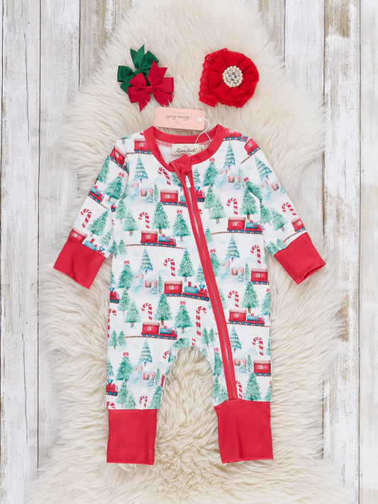Winter Wonderland Train Sleeper PJs
