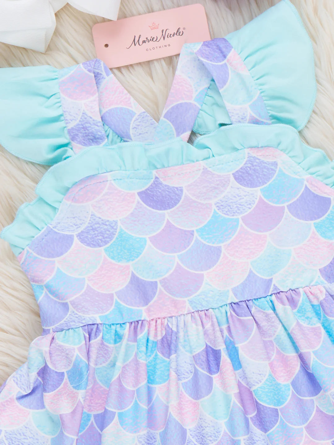 Mermaid Dreams Ruffle Dress