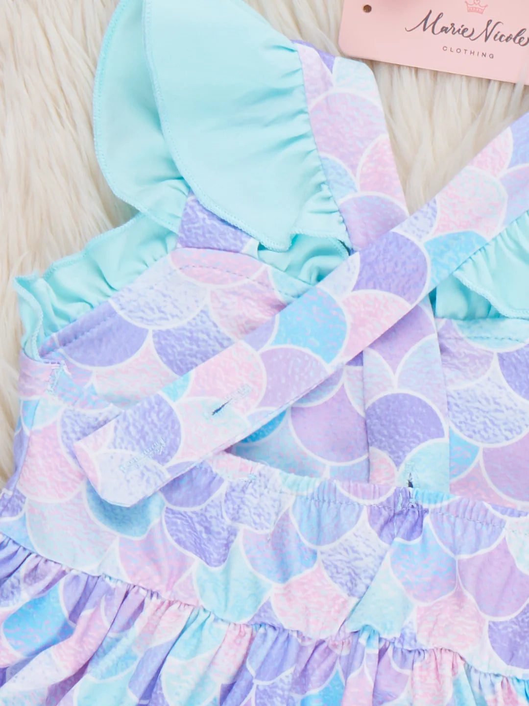 Mermaid Dreams Ruffle Dress
