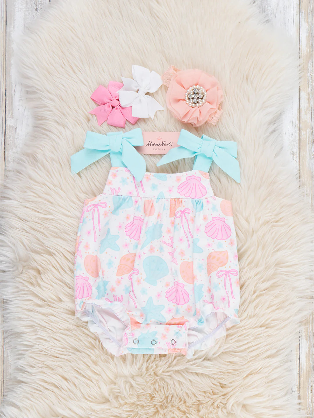 Seashell Garden Bubble Romper