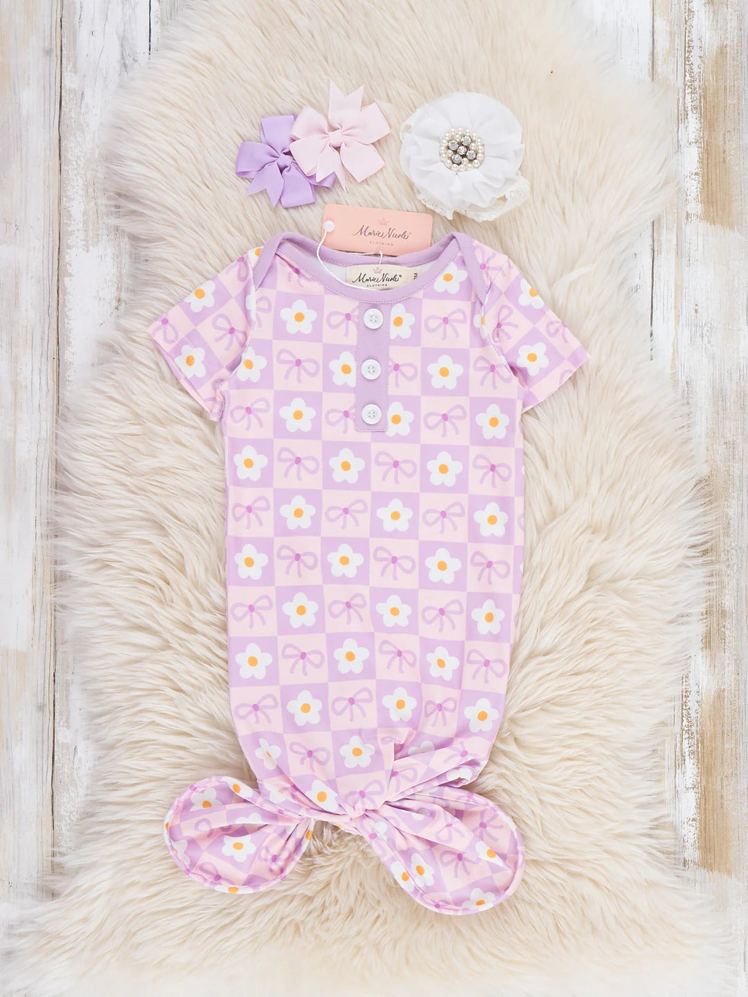 Sweet Bow Blossom Gown