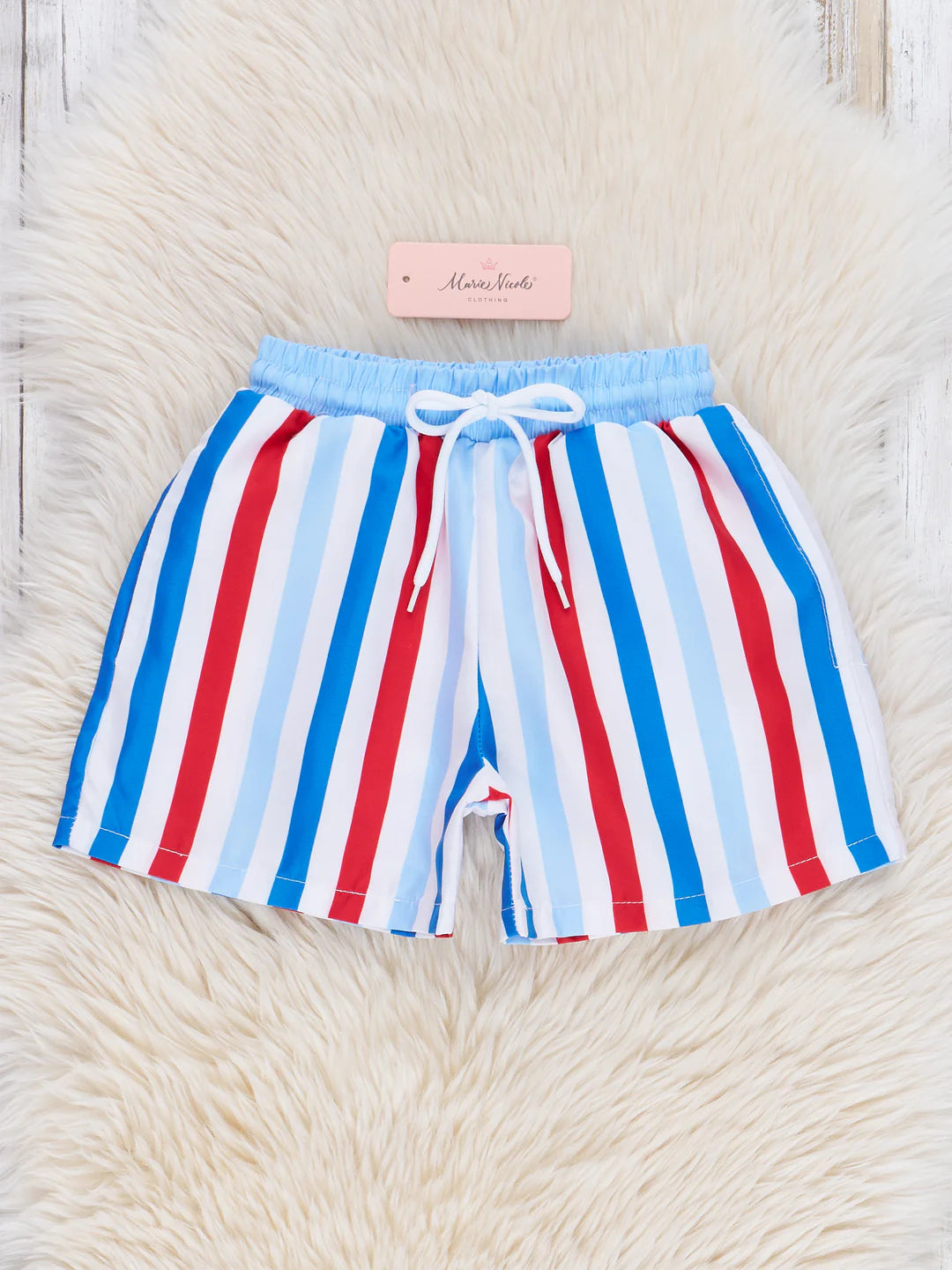 Freedom Stripes Swim Trunks