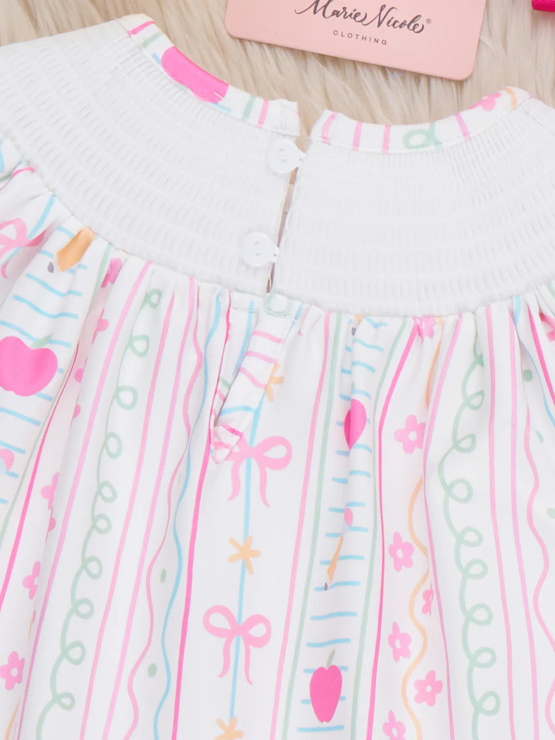 Tiny Learner & Apple Smocked Outfit
