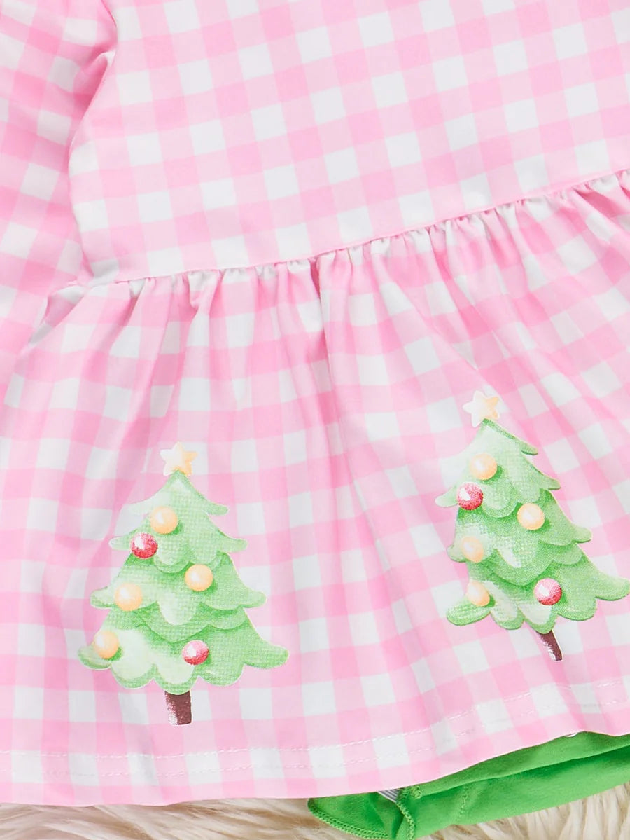 Twinkle Tree Plaid Bubble