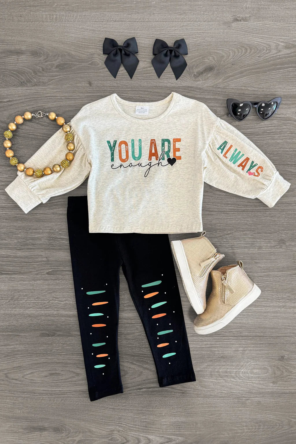 "You Are Enough....Always" Legging Set